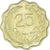 Moneda, Paraguay, 25 Centimos, 1953
