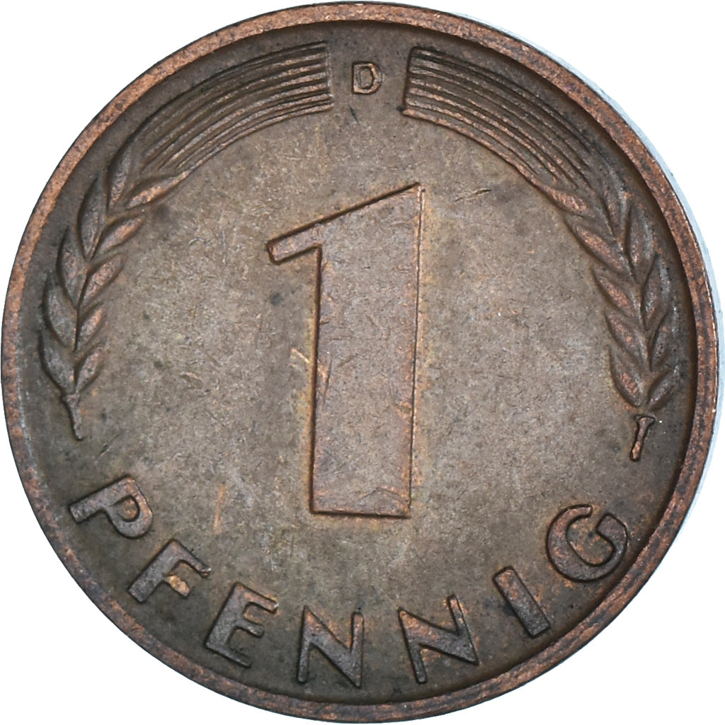 Moneda, ALEMANIA - REPÚBLICA FEDERAL, Pfennig, 1967