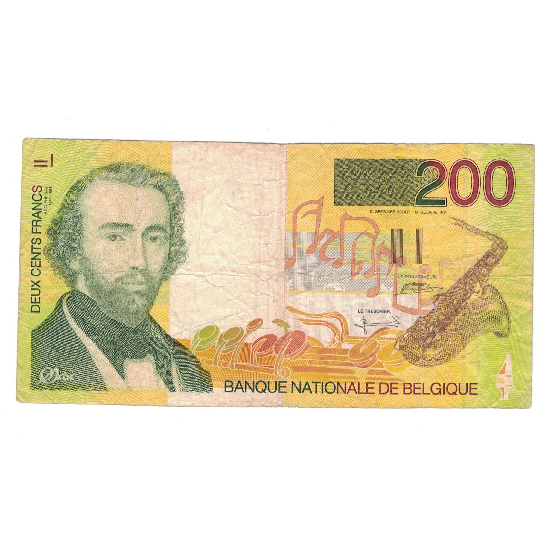 Banknote, Belgium, 200 Francs, Undated (1995), KM:148, VF(30-35)