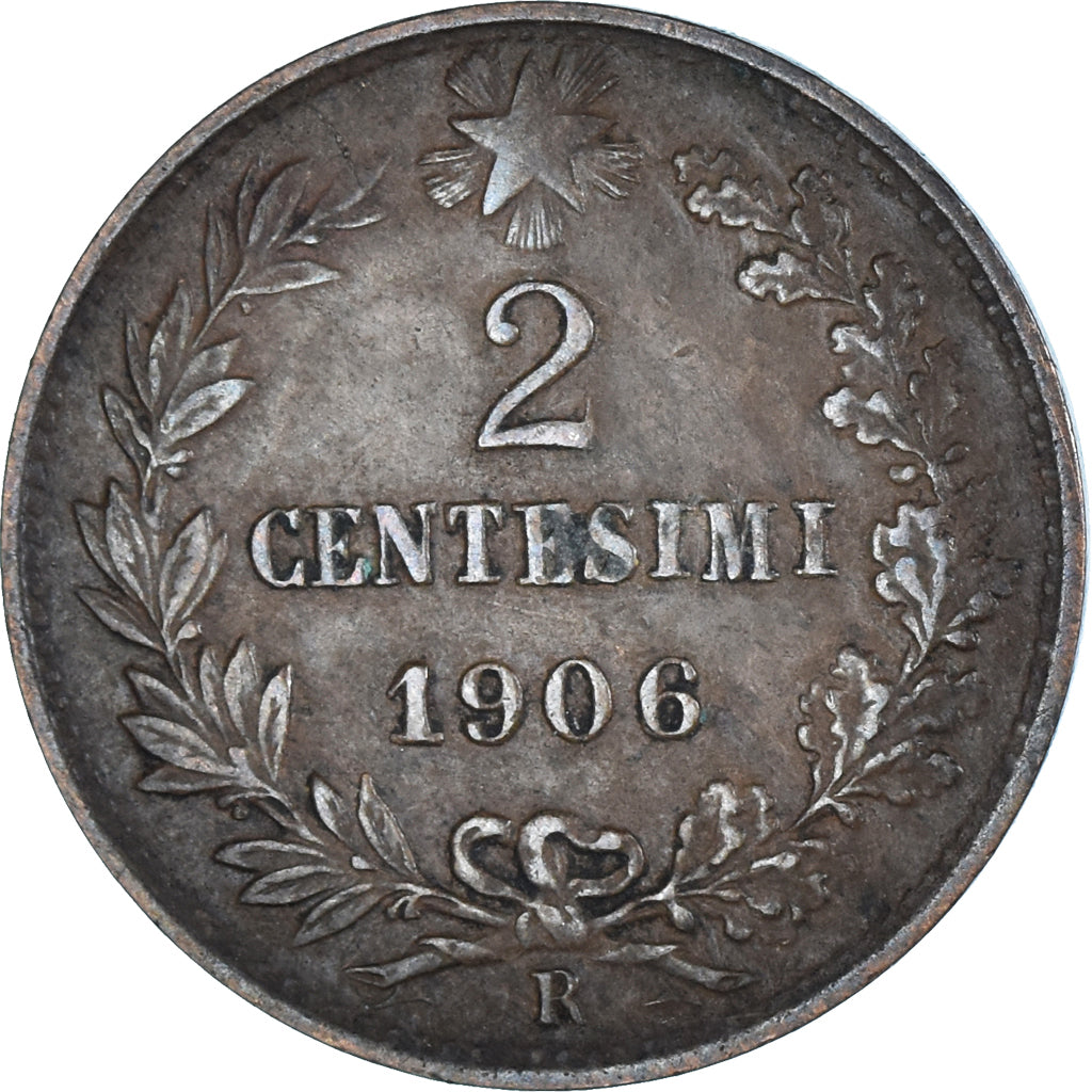 Munten, Italië, 2 Centesimi, 1906