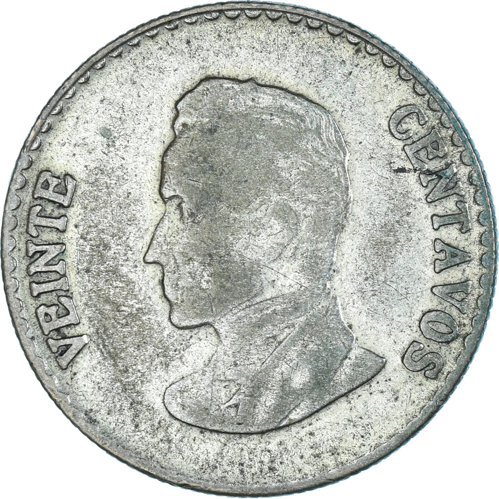 Munten, Colombia, 20 Centavos, 1953