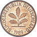 Moneta, Niemcy, Pfennig, 1989
