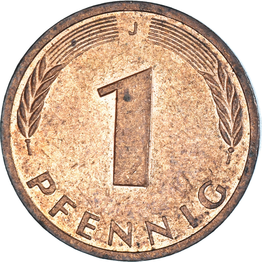Moneta, Niemcy, Pfennig, 1989