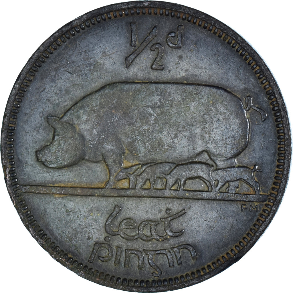 Münze, IRELAND REPUBLIC, 1/2 Penny, 1933
