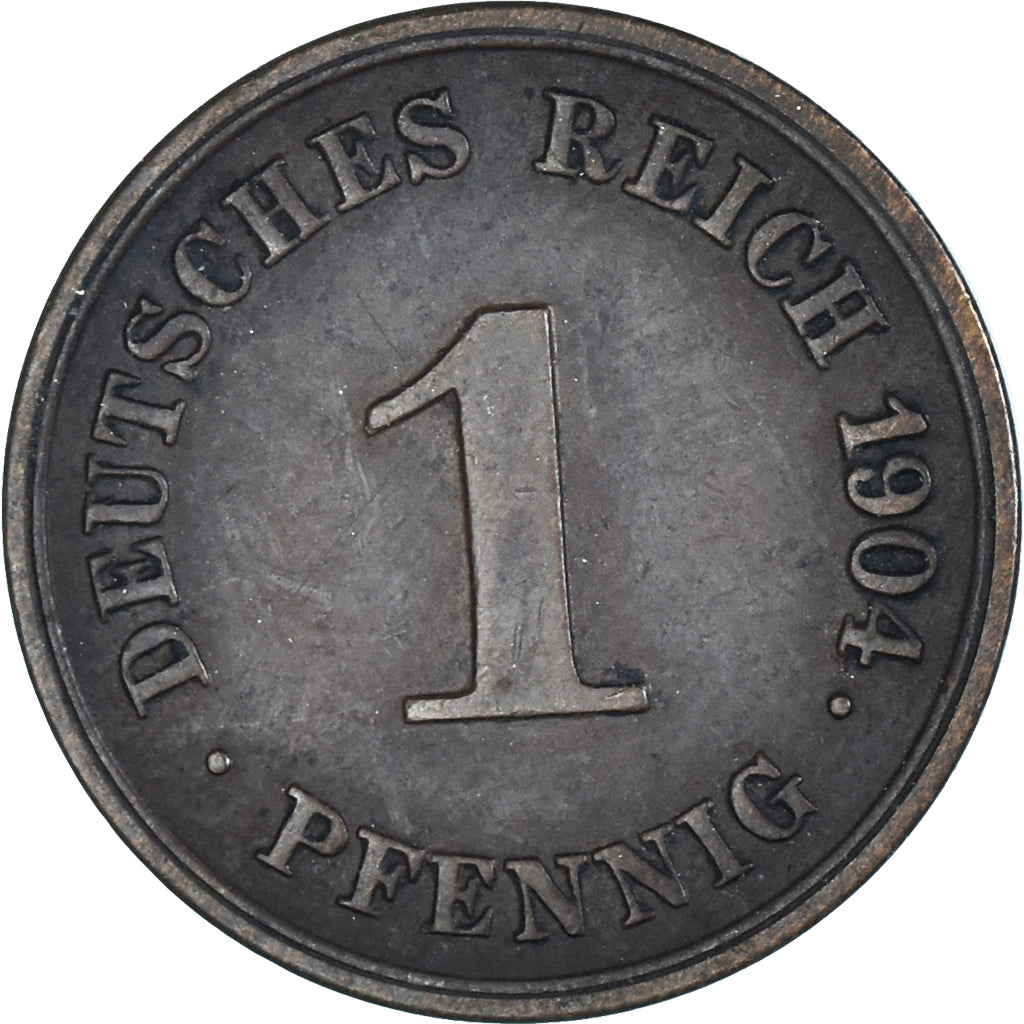 Münze, Deutschland, Pfennig, 1904
