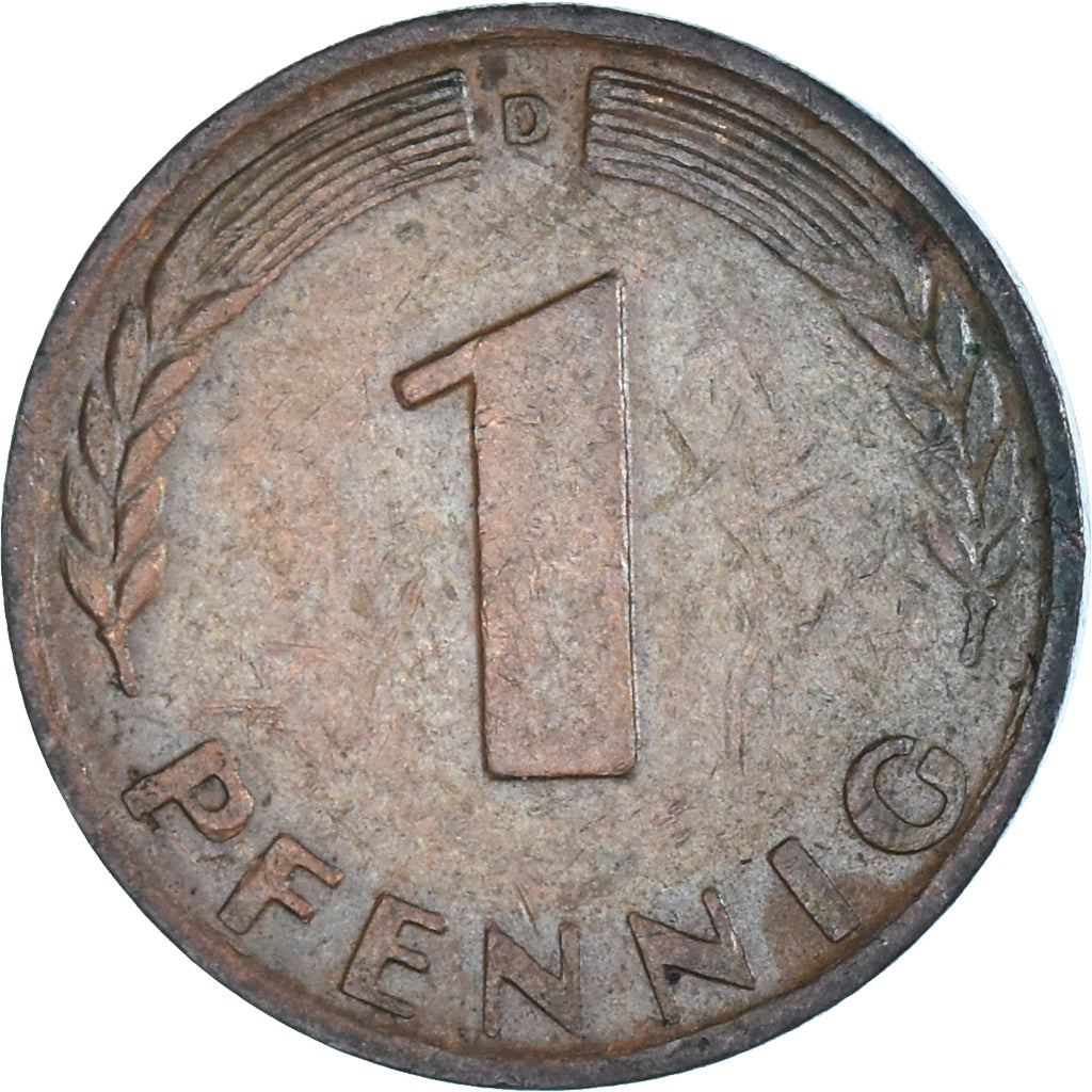 Coin, GERMANY - FEDERAL REPUBLIC, Pfennig, 1967