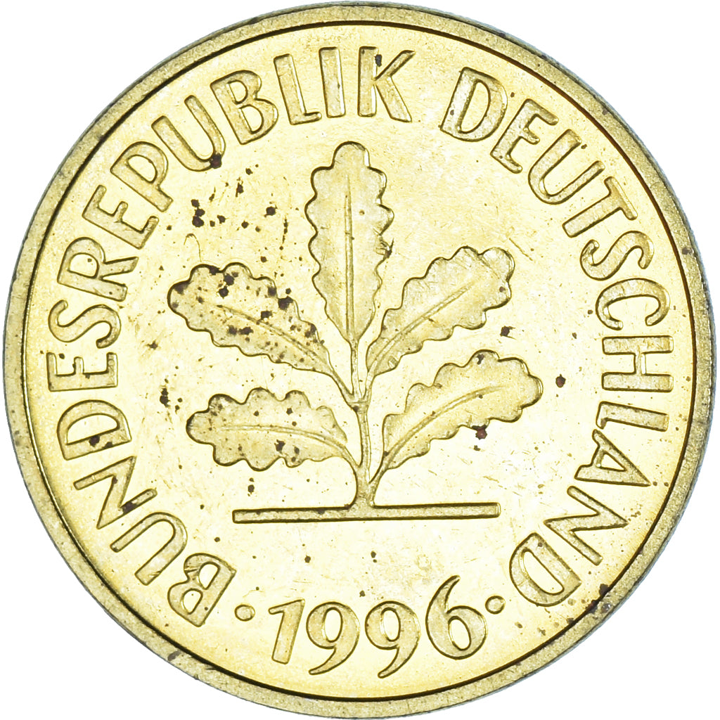 Monnaie, République fédérale allemande, 5 Pfennig, 1996