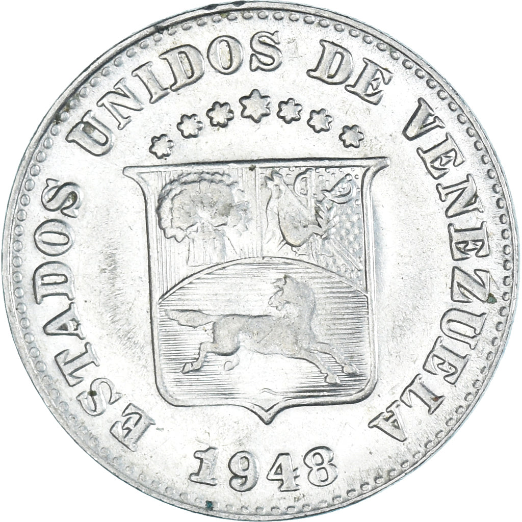 Munten, Venezuela, 5 Centimos, 1948