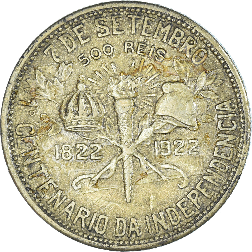 Moneta, Brasile, 500 Reis, 1922
