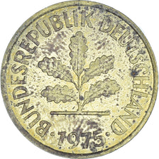 Moneda, Alemania, 5 Pfennig, 1975