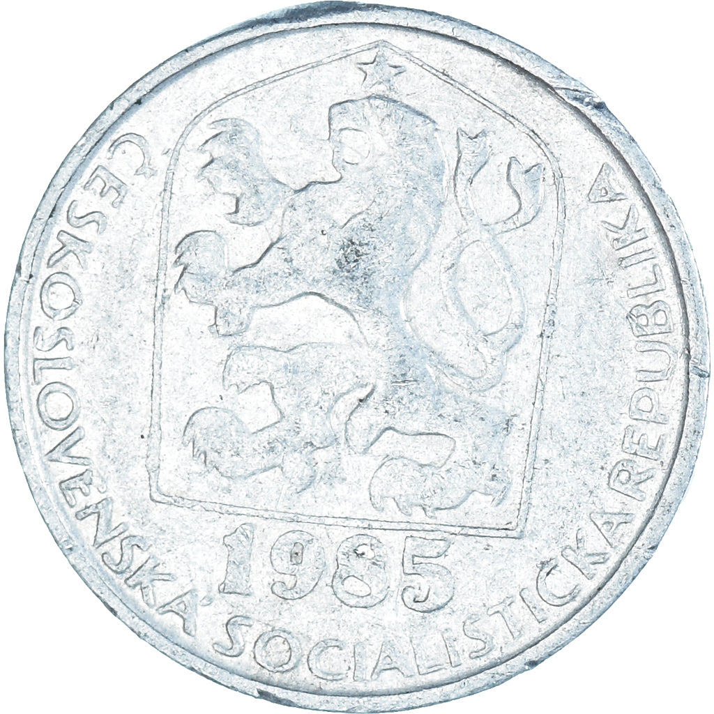 Moneda, Checoslovaquia, 10 Haleru, 1985