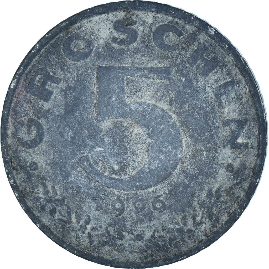 Coin, Austria, 5 Groschen, 1966