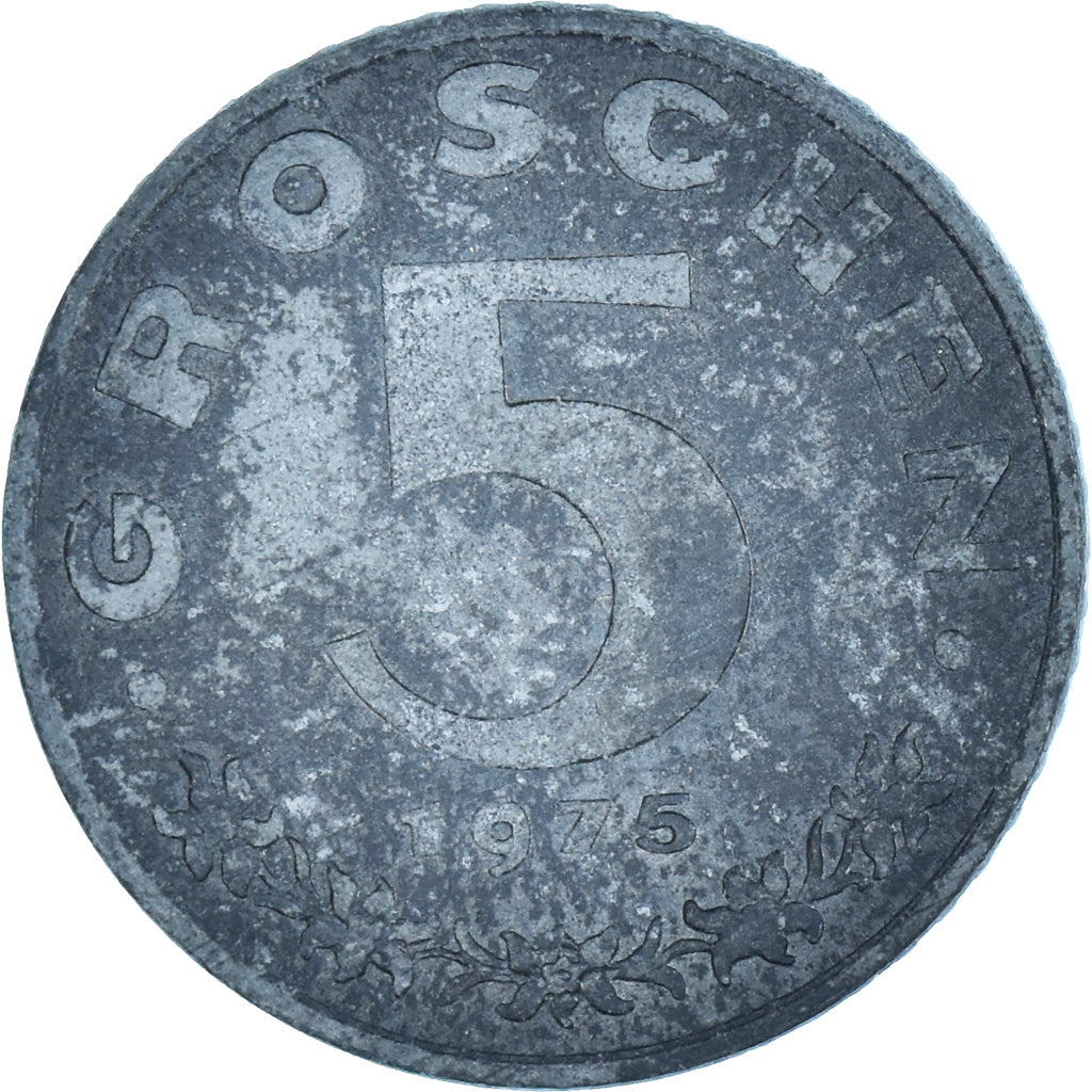 Coin, Austria, 5 Groschen, 1975