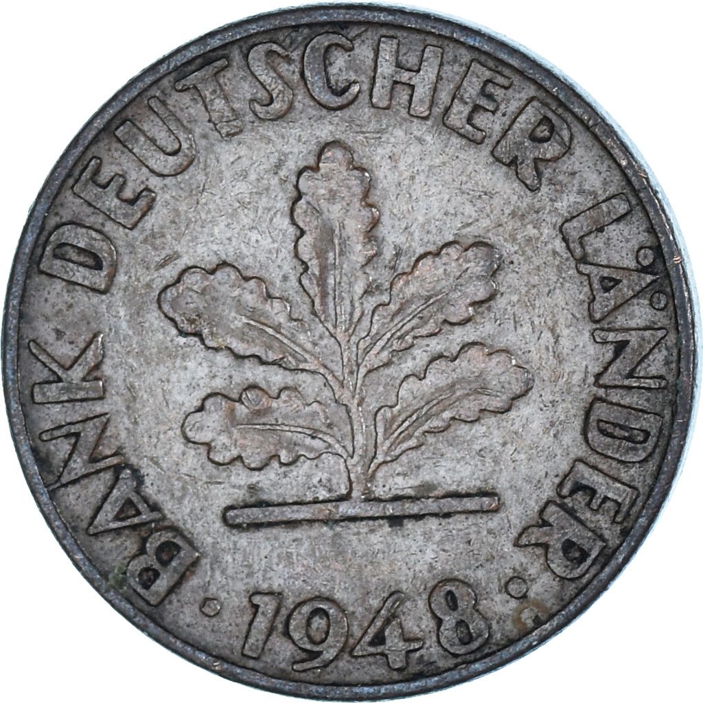 Moneda, Alemania, Pfennig, 1948