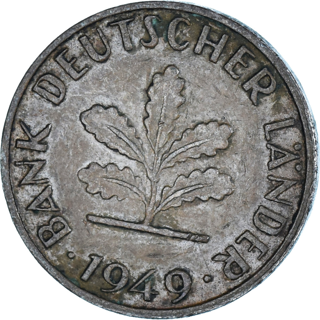 Coin, GERMANY - FEDERAL REPUBLIC, Pfennig, 1949