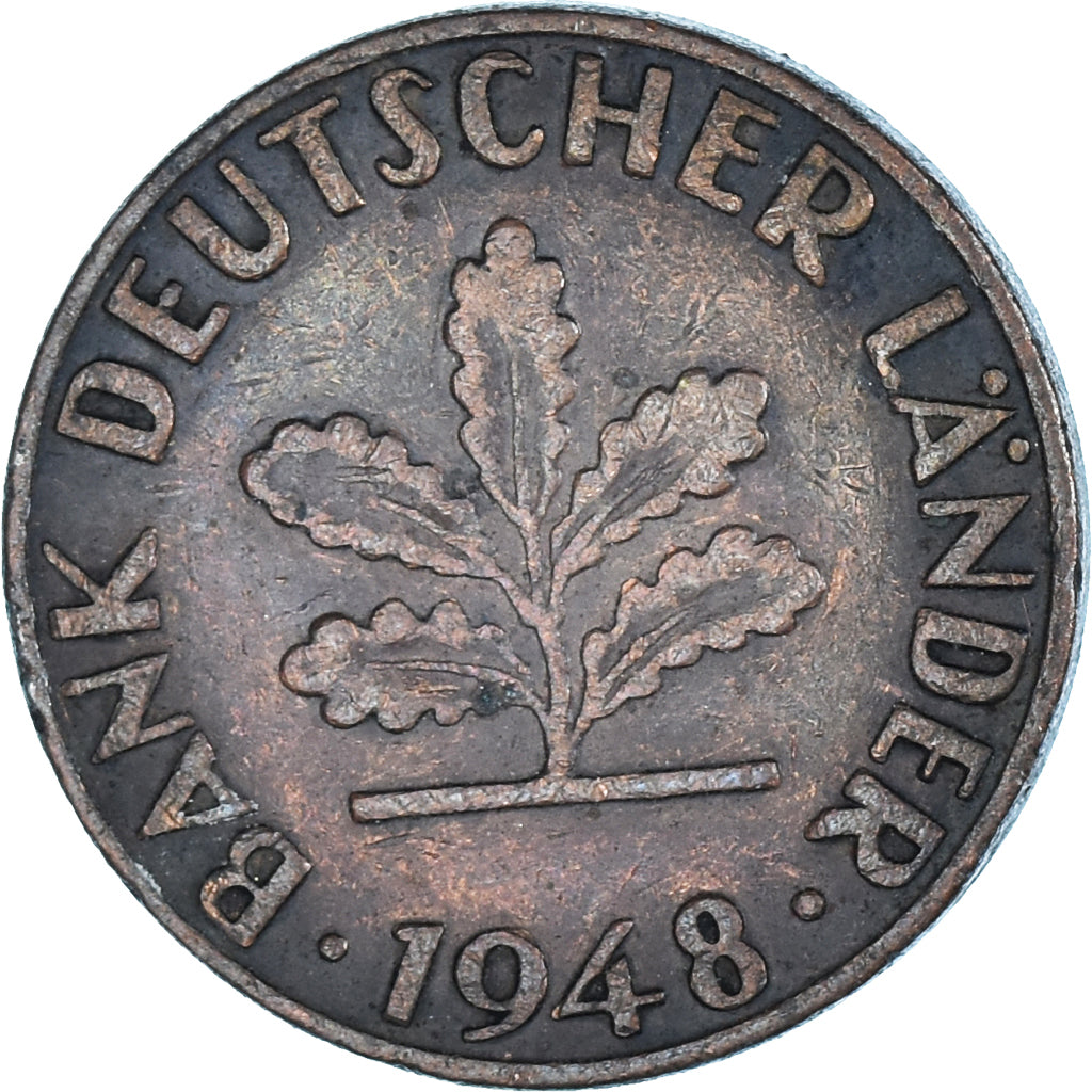 Münze, Deutschland, Pfennig, 1948