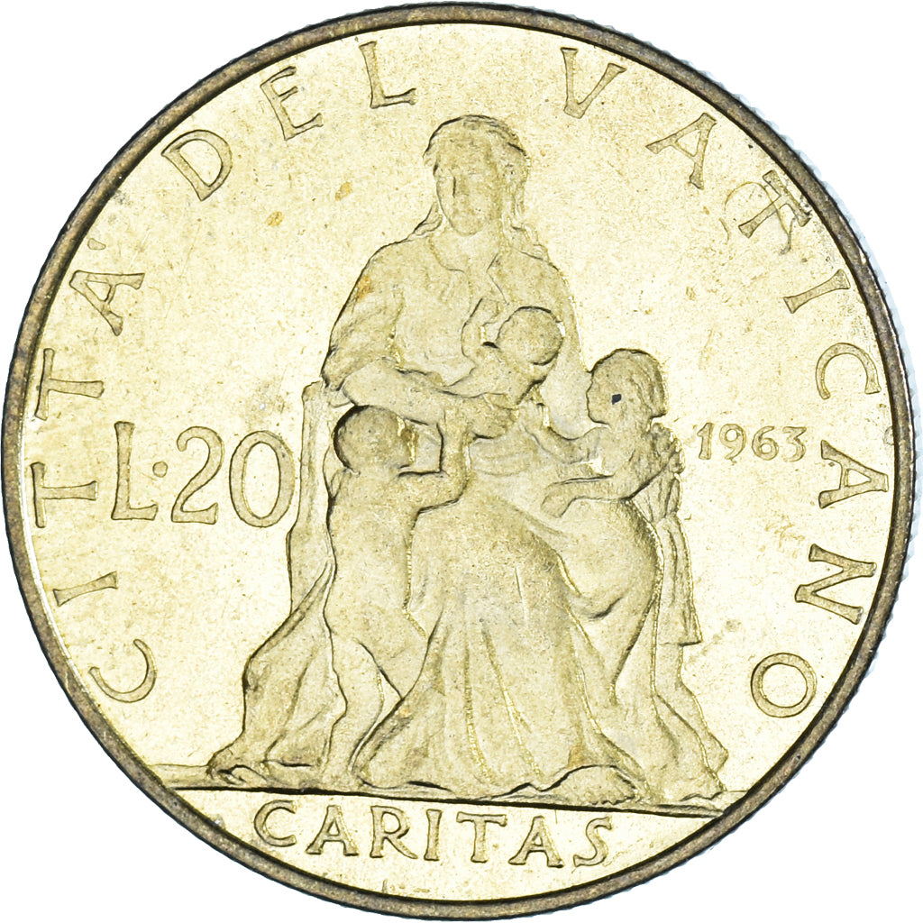 Monnaie, Vatican, 20 Lire, 1963