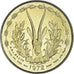 Munten, West Afrikaanse Staten, 5 Francs, 1972
