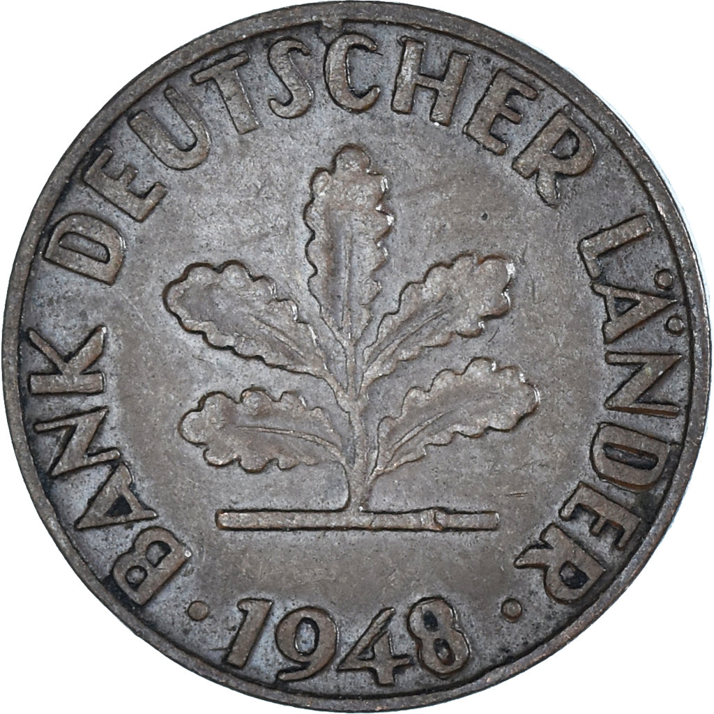 Moneta, Niemcy, Pfennig, 1948
