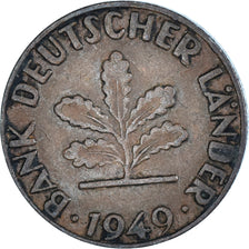 Coin, GERMANY - FEDERAL REPUBLIC, Pfennig, 1949