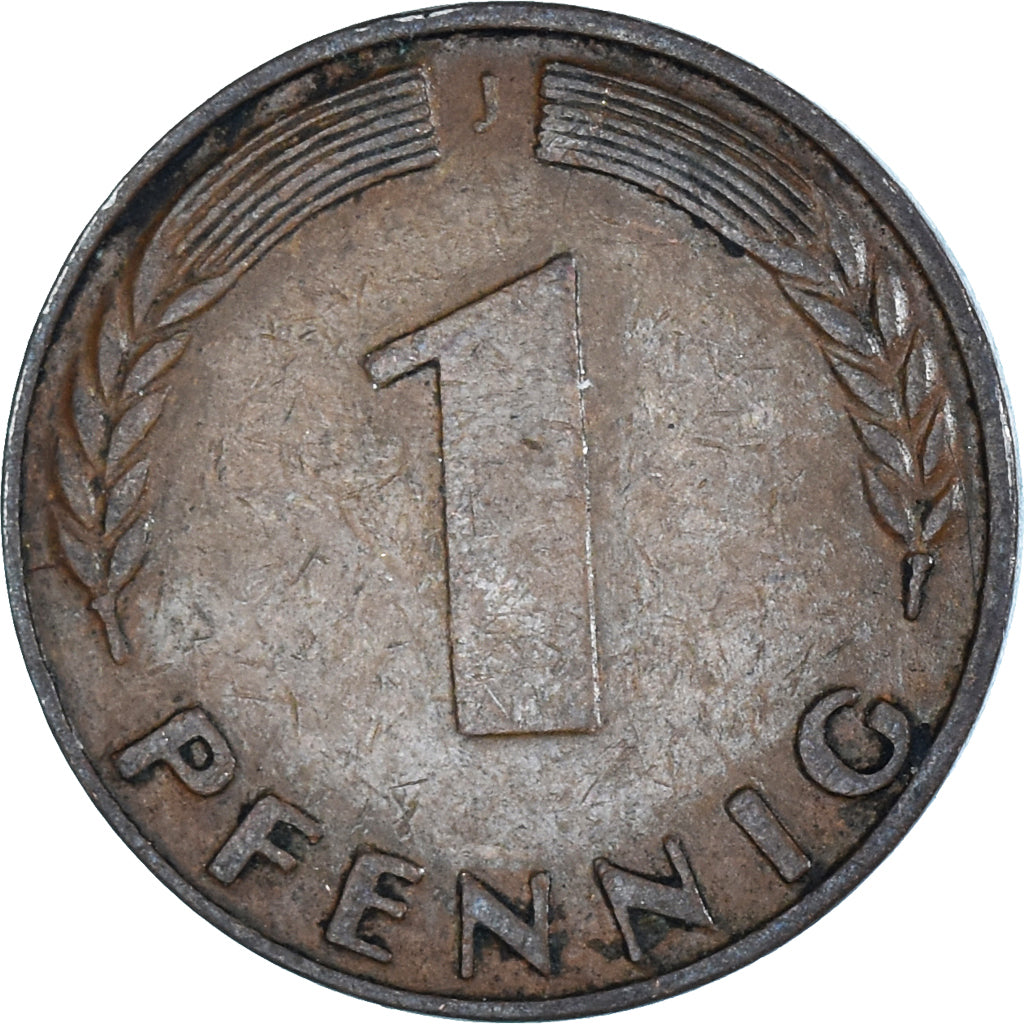 Coin, GERMANY - FEDERAL REPUBLIC, Pfennig, 1949