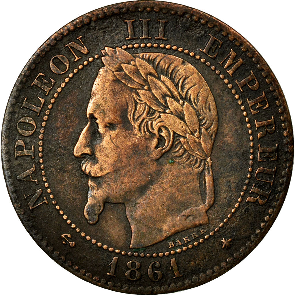 Coin, France, Napoleon III, Napoléon III, 2 Centimes, 1861, Paris, EF(40-45)