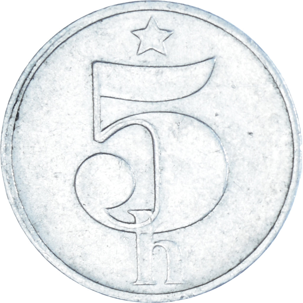 Moneda, Checoslovaquia, 5 Haleru, 1979
