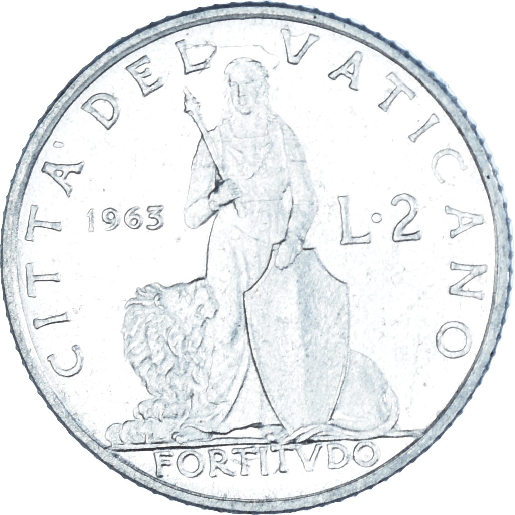 Munten, Vaticaan, 2 Lire, 1963