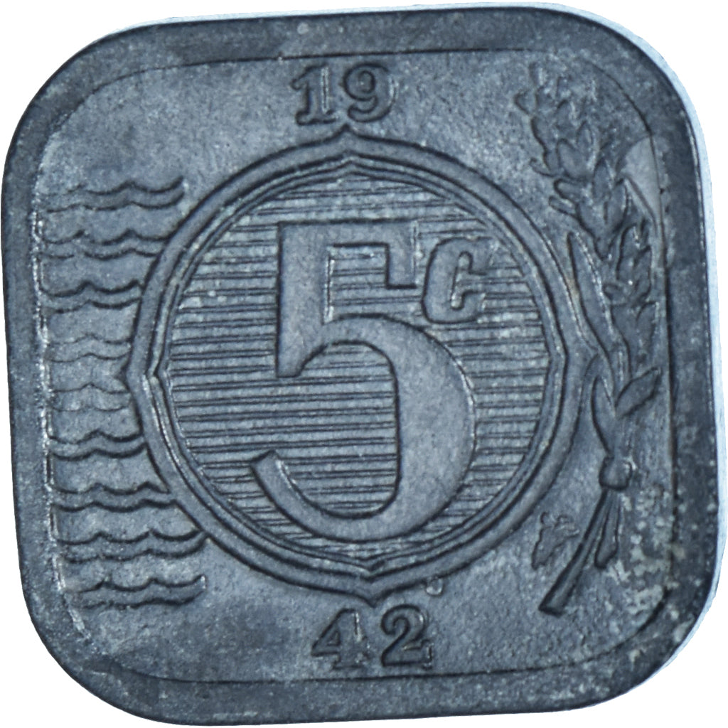 Münze, Niederlande, 5 Cents, 1942