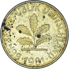 Münze, Deutschland, 10 Pfennig, 1981