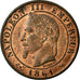 Monnaie, France, Napoleon III, Napoléon III, Centime, 1861, Bordeaux, SUP