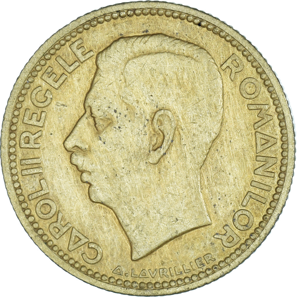 Monnaie, Roumanie, 10 Lei, 1930