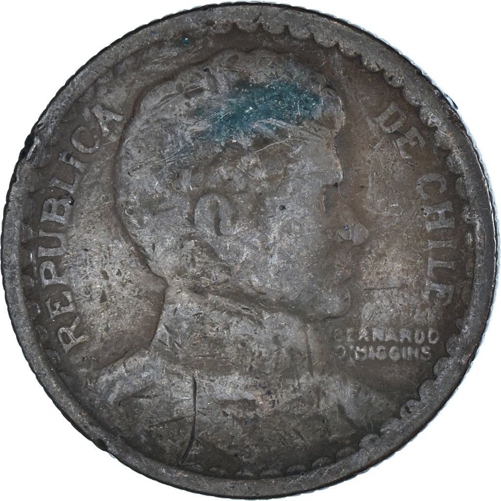 Coin, Chile, Peso, 1942