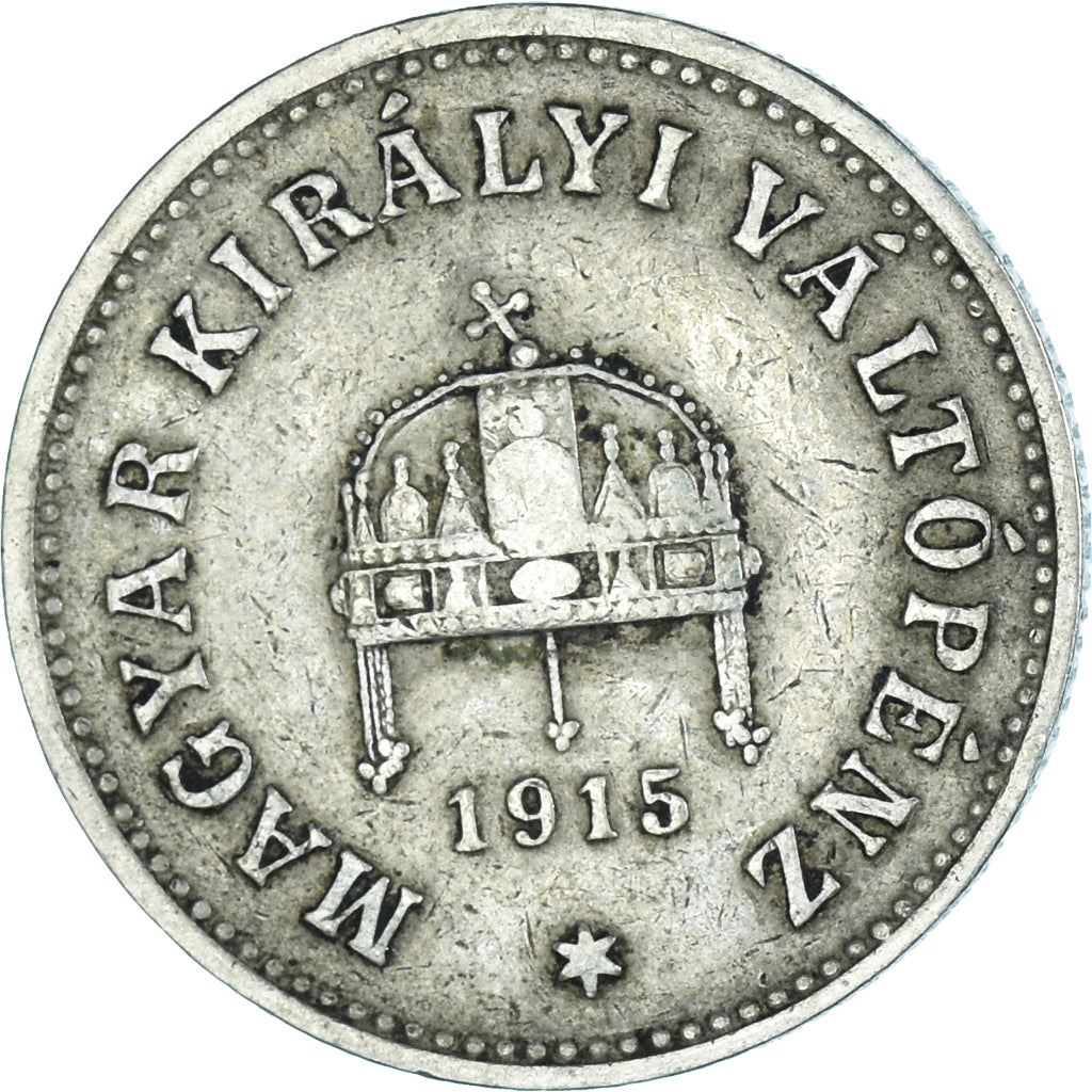 Coin, Hungary, 10 Filler, 1915
