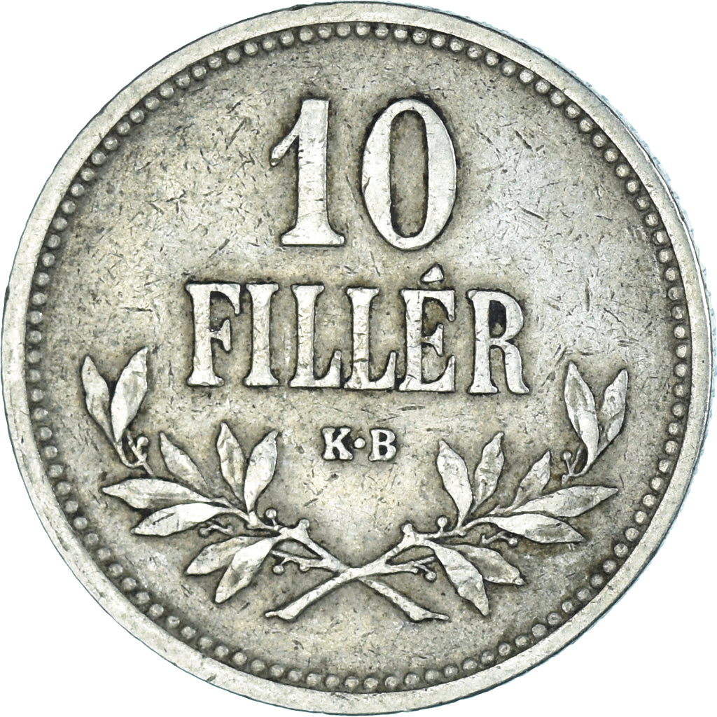 Coin, Hungary, 10 Filler, 1915