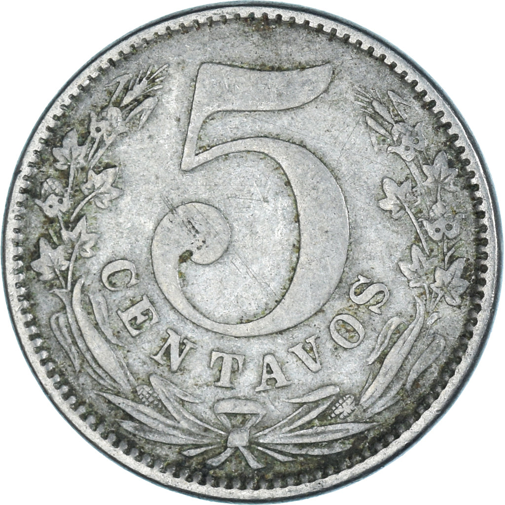 Moneda, Colombia, 5 Centavos, 1886