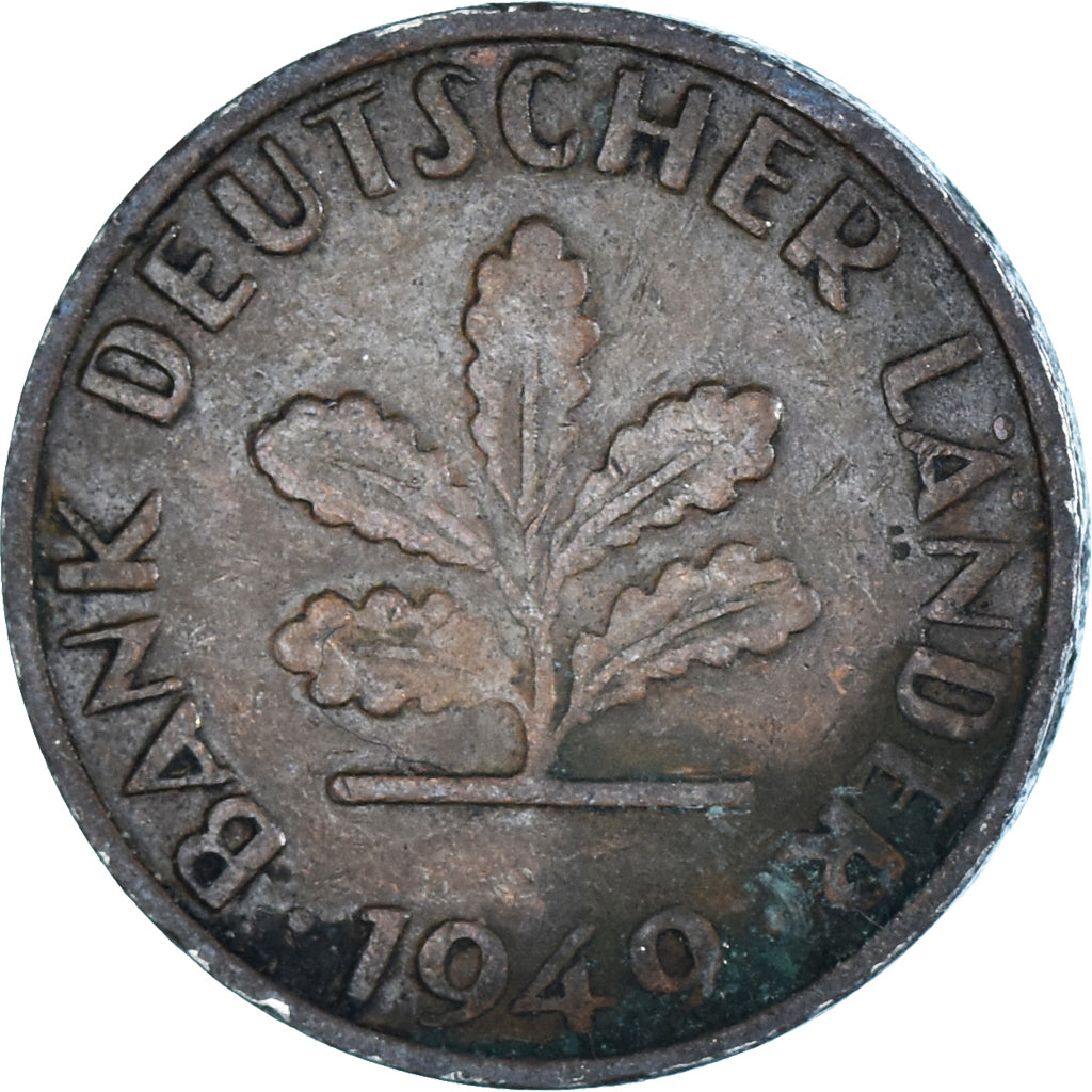 Coin, GERMANY - FEDERAL REPUBLIC, Pfennig, 1949