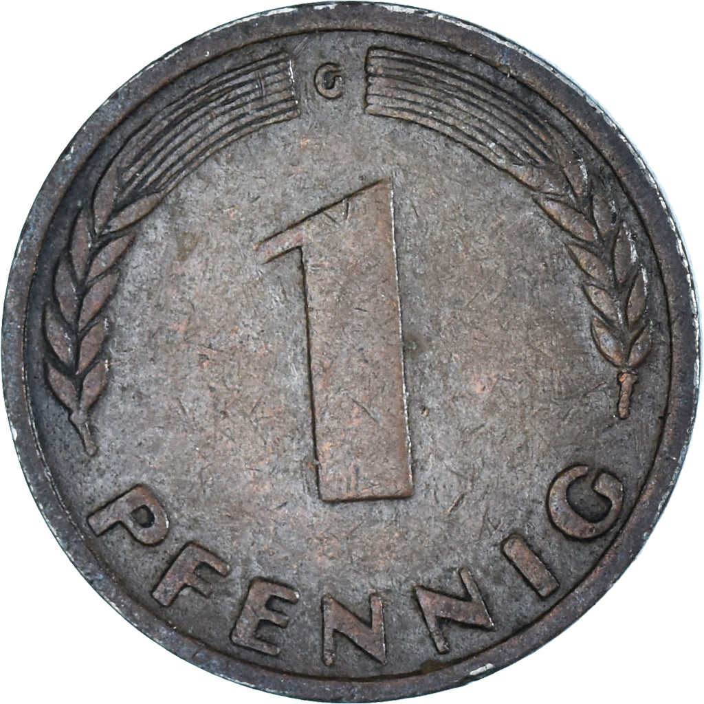 Coin, GERMANY - FEDERAL REPUBLIC, Pfennig, 1949