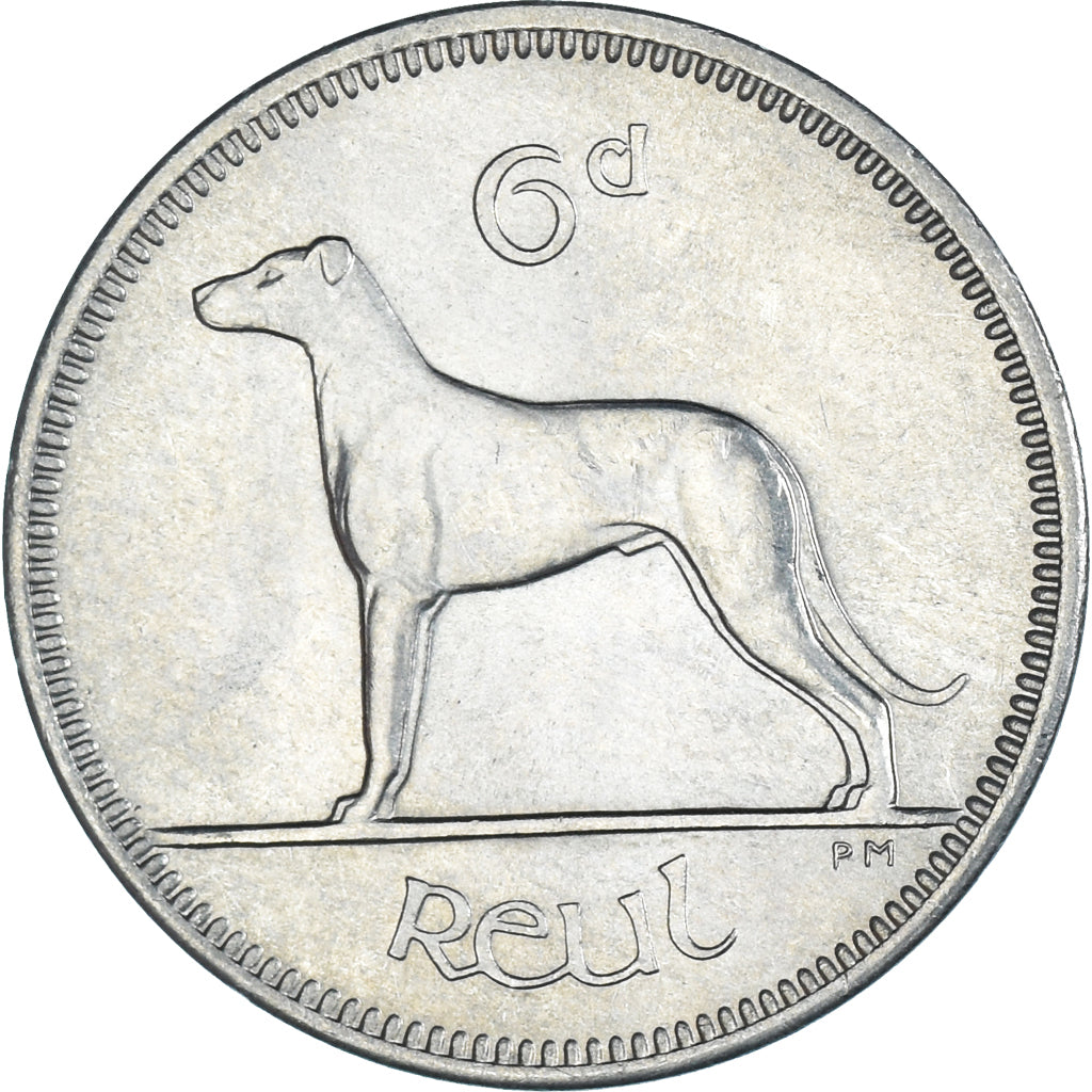 Coin, Ireland, 6 Pence, 1966