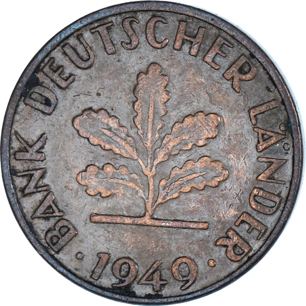 Coin, GERMANY - FEDERAL REPUBLIC, Pfennig, 1949