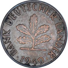 Coin, GERMANY - FEDERAL REPUBLIC, Pfennig, 1949