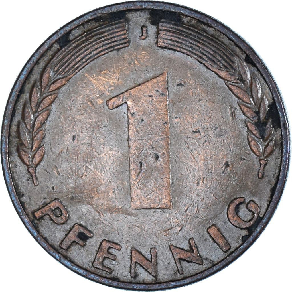 Coin, GERMANY - FEDERAL REPUBLIC, Pfennig, 1949