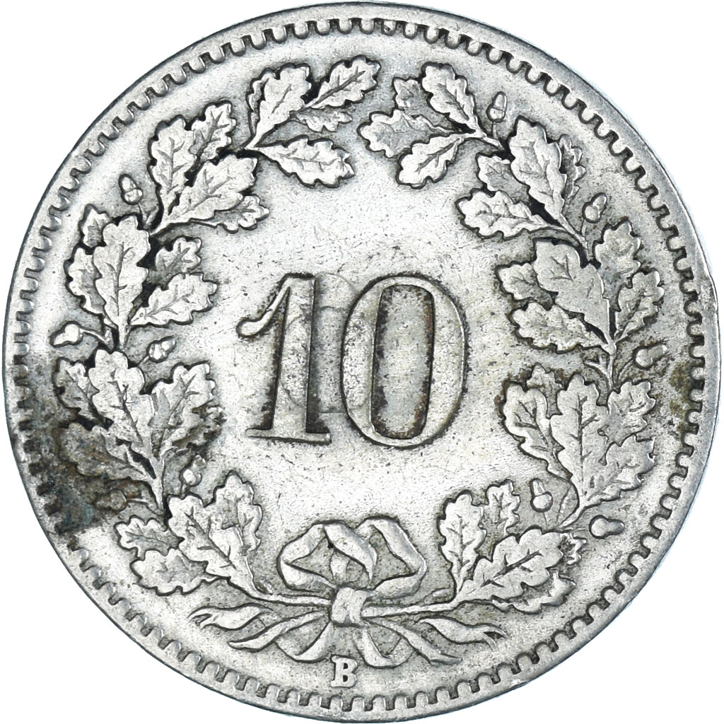 Münze, Schweiz, 10 Rappen, 1913