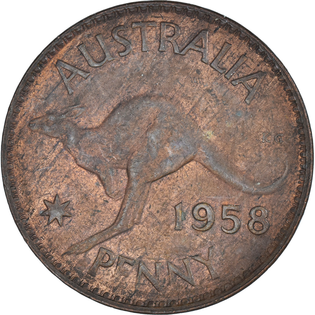Munten, Australië, Penny, 1958