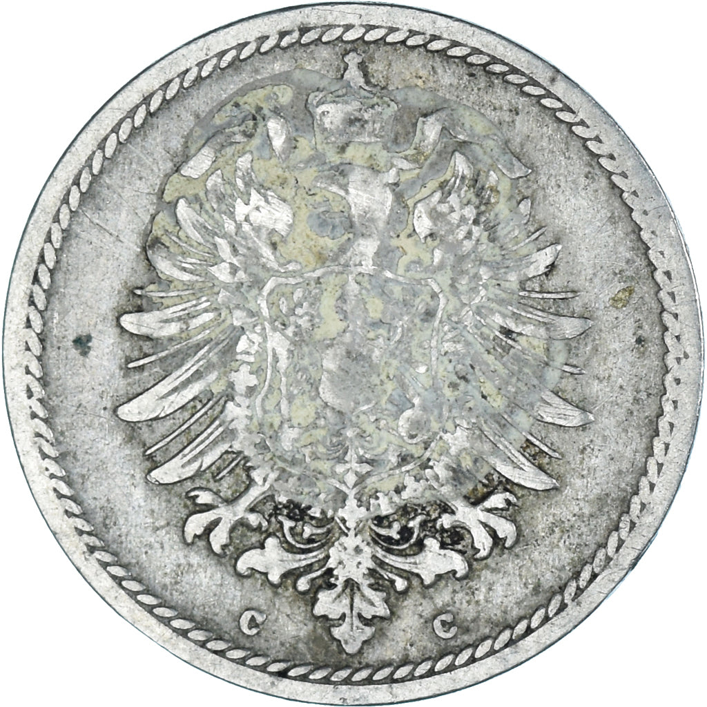 Munten, DUITSLAND - KEIZERRIJK, 5 Pfennig, 1875