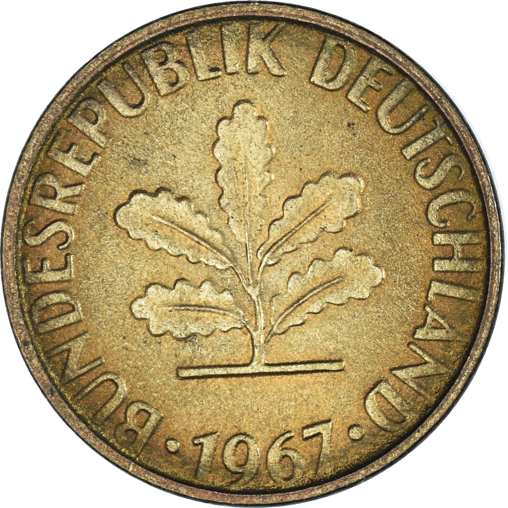 Münze, Deutschland, 5 Pfennig, 1967