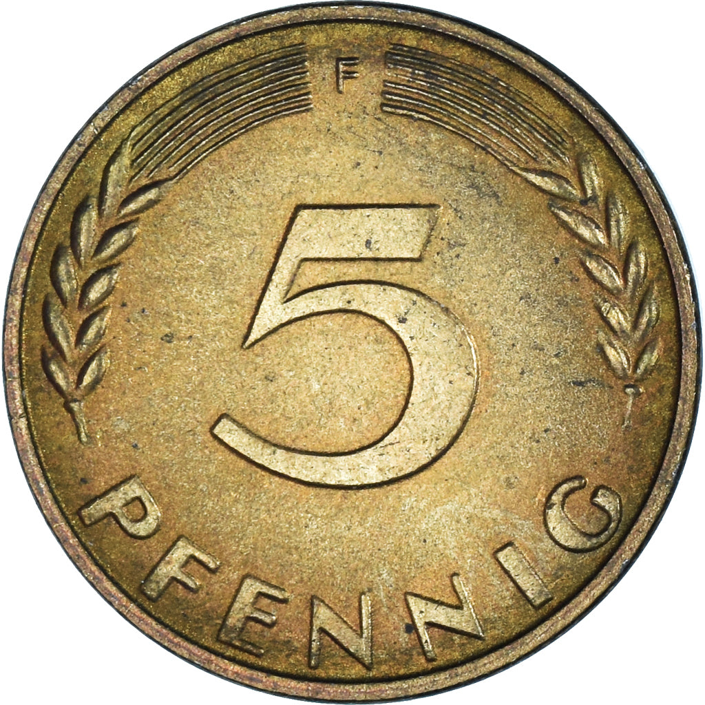 Münze, Deutschland, 5 Pfennig, 1967
