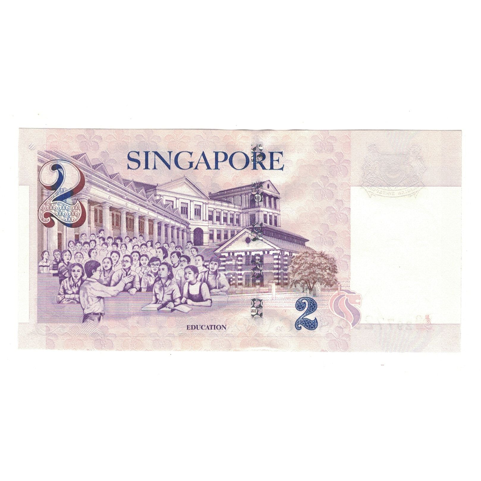 Banconote, Singapore, 2 Dollars, 2000, KM:45, BB