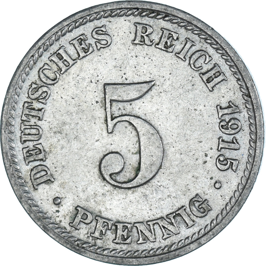 Moneta, Germania, 5 Pfennig, 1915
