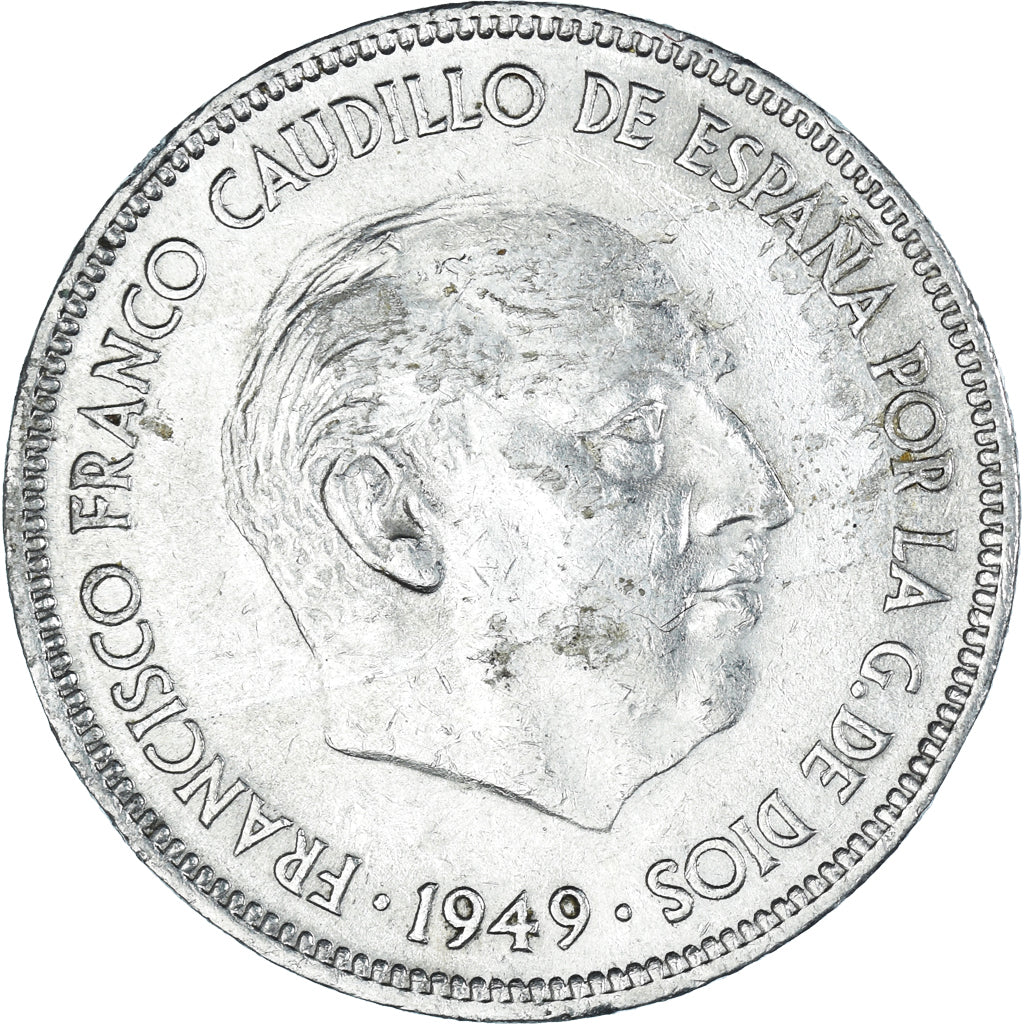 Moneda, España, 5 Pesetas, 1949